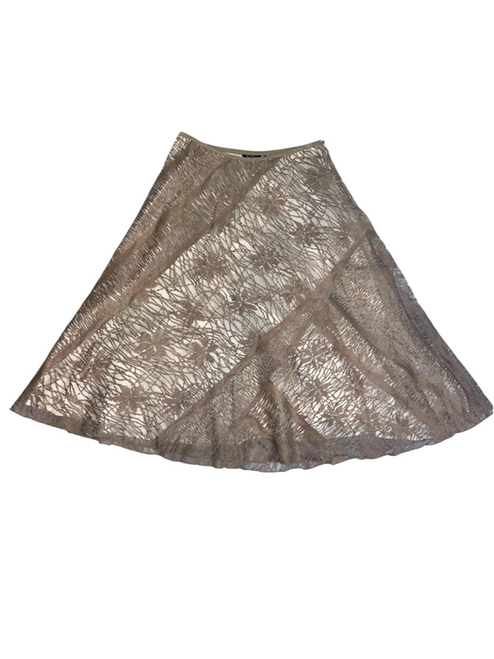 Nie + Zoe Dresses & Skirts - Women's Nie + Zoe Brown Beige A-Line Maxi Skirt Size 8